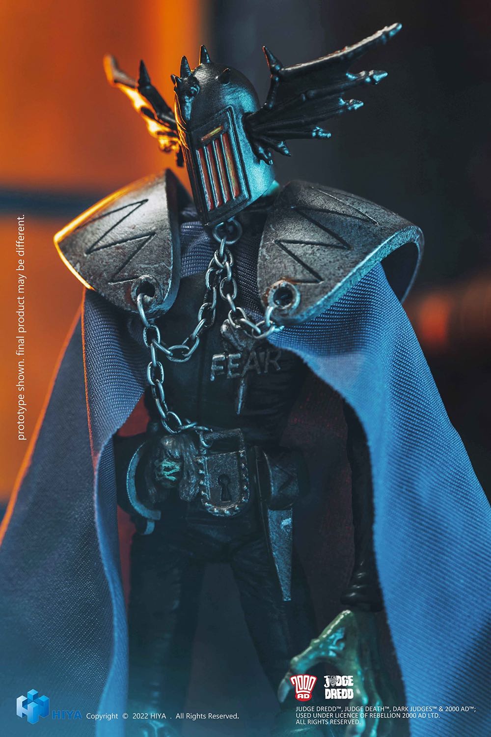 Judge Dredd 2000 A.D. Judge Fear - HIYA Toys (JUDGE DREDD) action figure collectible [Barcode 6957534201721] - Main Image 3