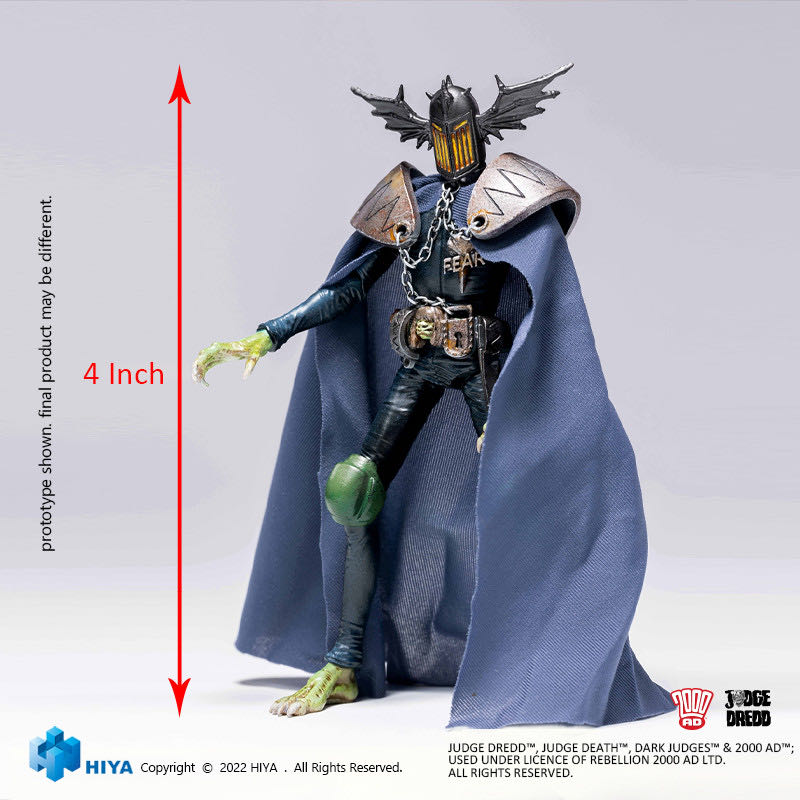 Judge Dredd 2000 A.D. Judge Fear - HIYA Toys (JUDGE DREDD) action figure collectible [Barcode 6957534201721] - Main Image 7