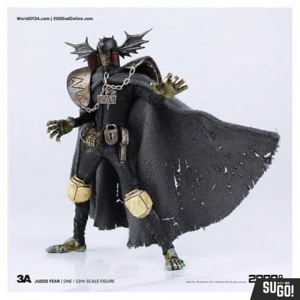 Judge Dredd 2000 A.D. Judge Fear - HIYA Toys (JUDGE DREDD) action figure collectible [Barcode 6957534201721] - Main Image 8