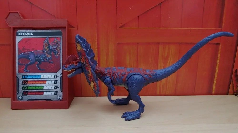 Dilophosaurus Jurassic World Dino Rival Mattel - Mattel (JW Dino Rivals) action figure collectible - Main Image 3