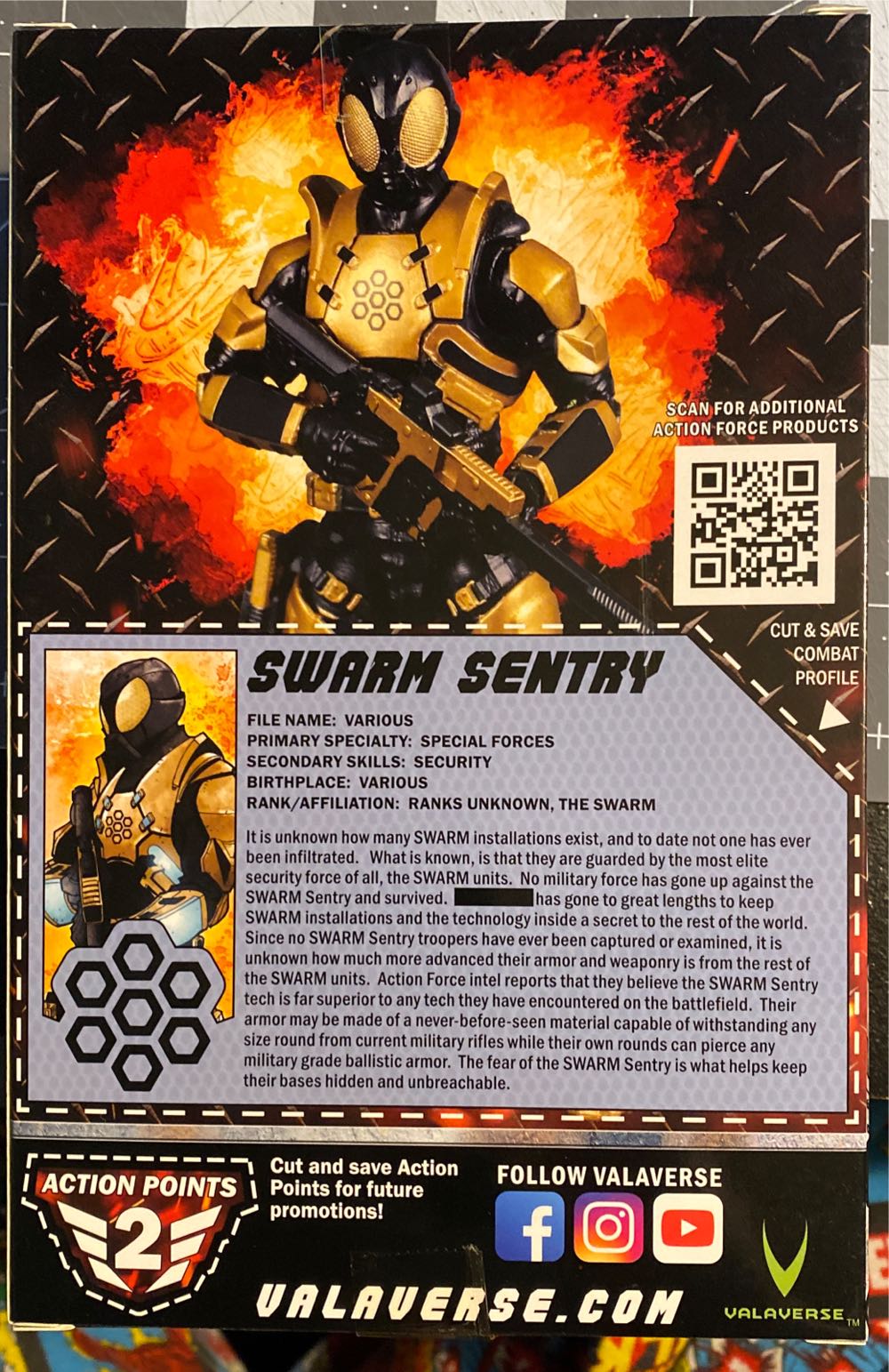 Swarm Sentry - Valaverse (Action Force Series 3) action figure collectible [Barcode 601968692391] - Main Image 3