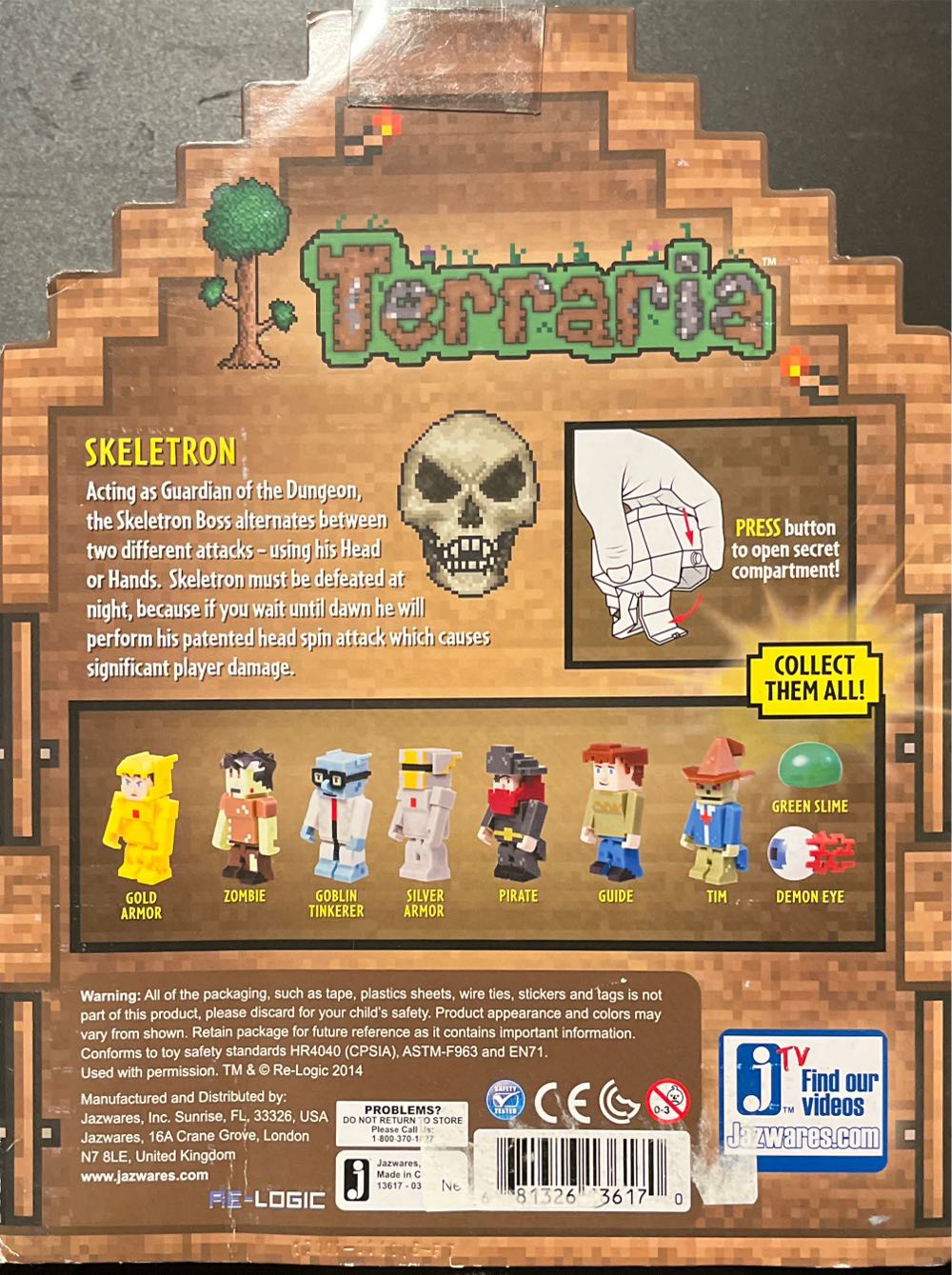 Terraria Deluxe Skeletron Pack - jazewares (Video Game) action figure collectible [Barcode 681326136170] - Main Image 2