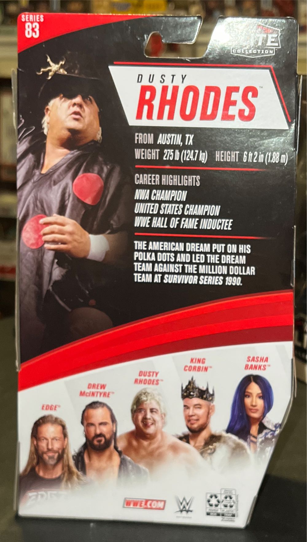 Dusty Rhodes - Mattel (WWE Elite Collection) action figure collectible - Main Image 2