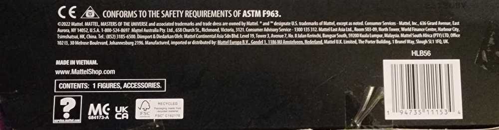 Skeletor-Masters Of The Universe Movie - Mattel (Masterverse) action figure collectible [Barcode 194735111534] - Main Image 4