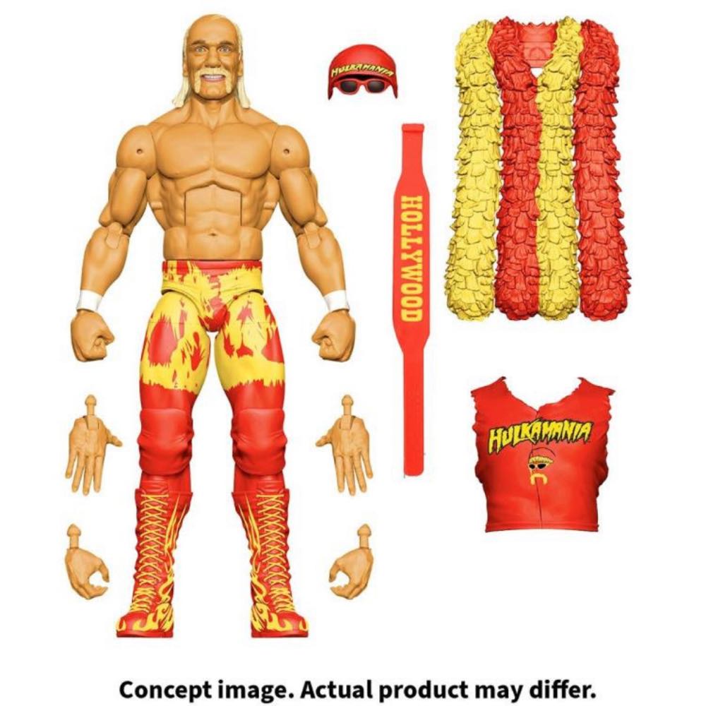 Hulk Hogan - WWE Mattel (WWE Elite Series 91 (2022)) action figure collectible - Main Image 3