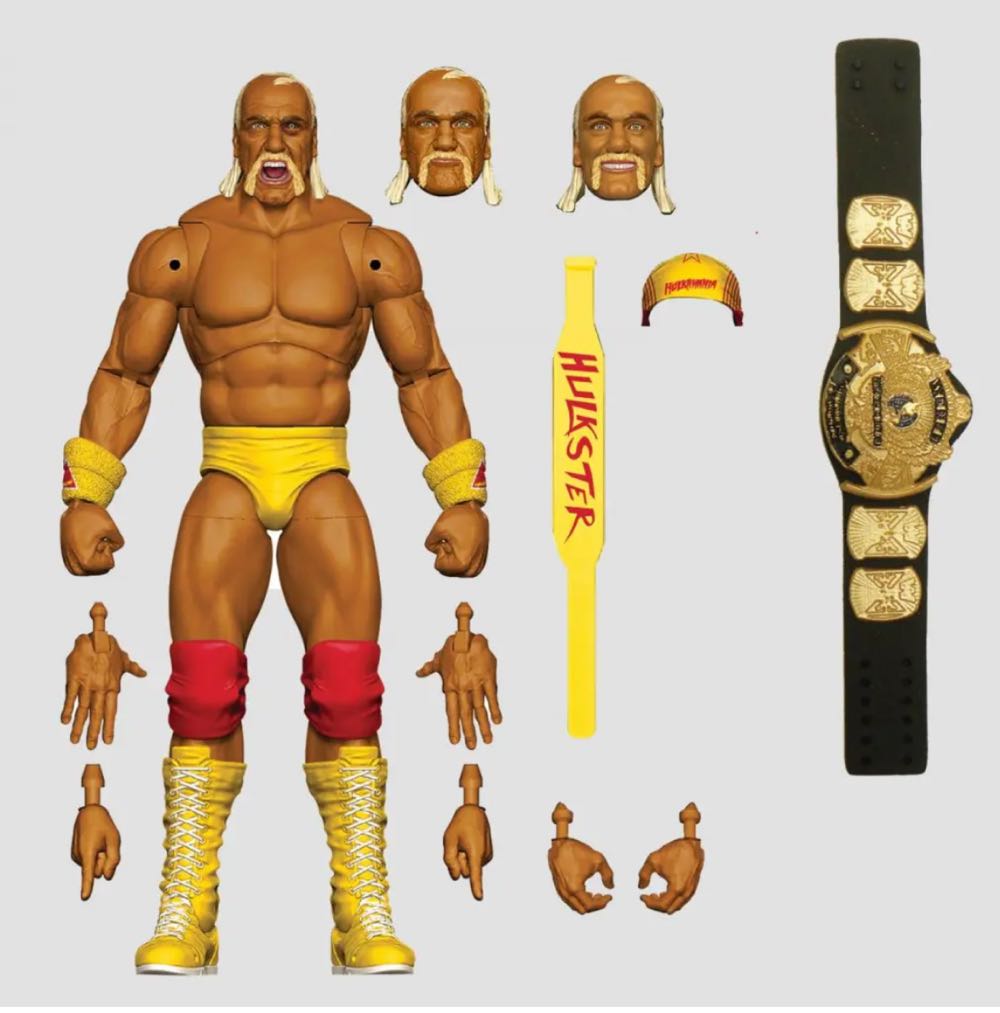 Hulk Hogan - WWE Mattel (WWE Elite Ultimate Edition Fan Takeover 2022) action figure collectible - Main Image 4