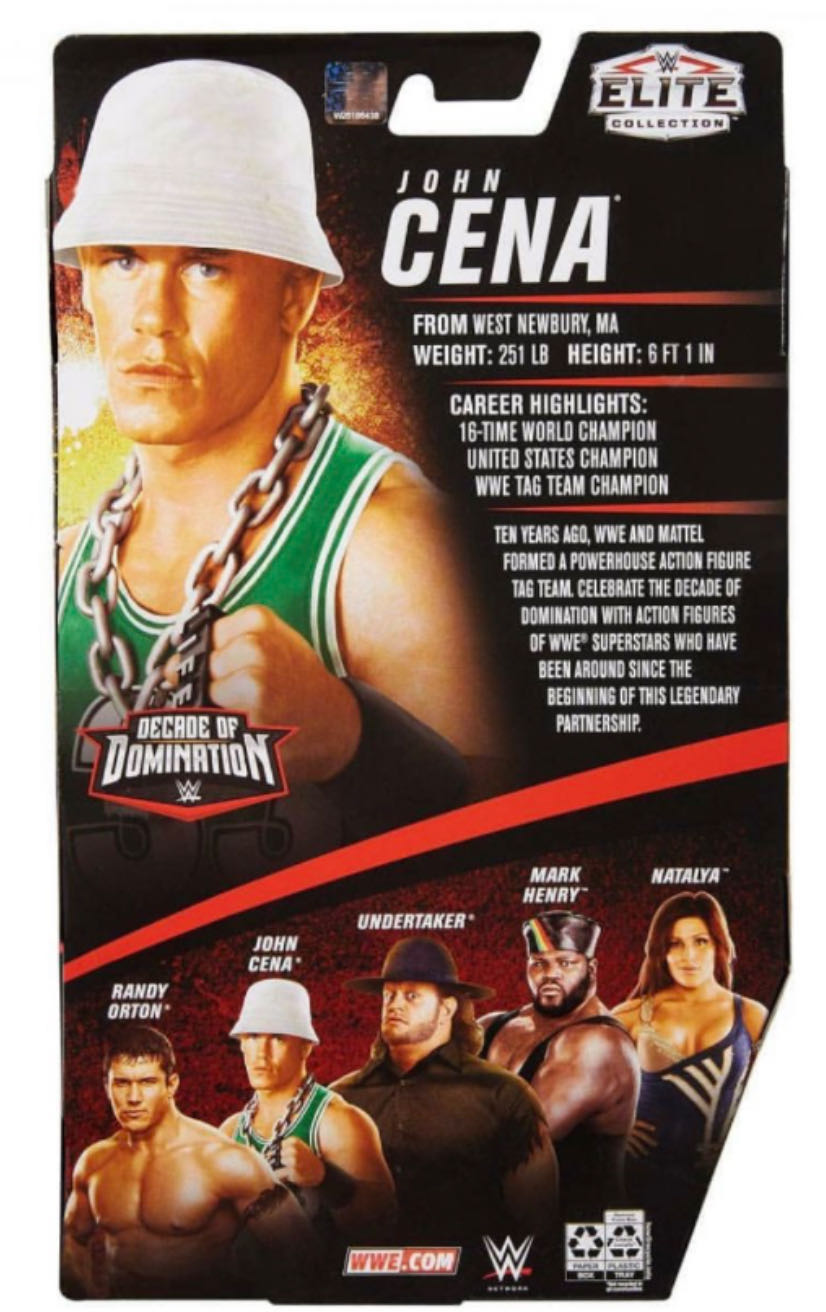 John Cena - WWE Mattel (WWE Elite Decade of Domination 1) action figure collectible - Main Image 2