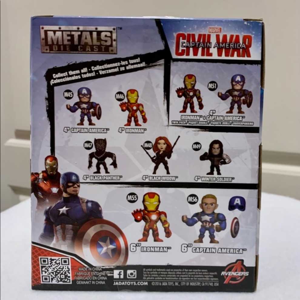 Jada Toys Metals Marvel Captain America Civil War Black Panther Metals Die Cast 4”  M47   action figure collectible [Barcode 1246179874861] - Main Image 2