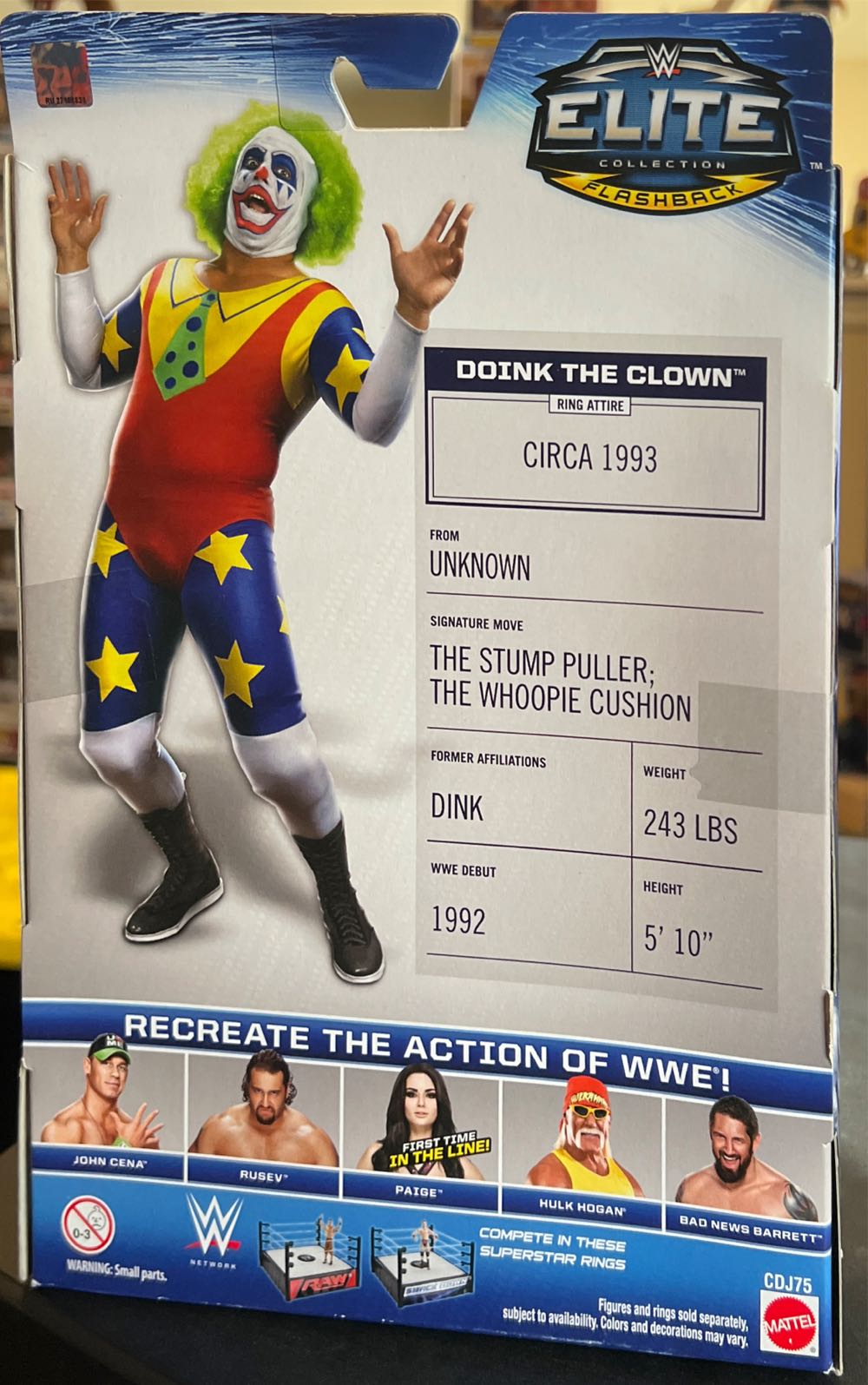 Doink The Clown - Mattel (Mattel Elite Collection) action figure collectible - Main Image 2