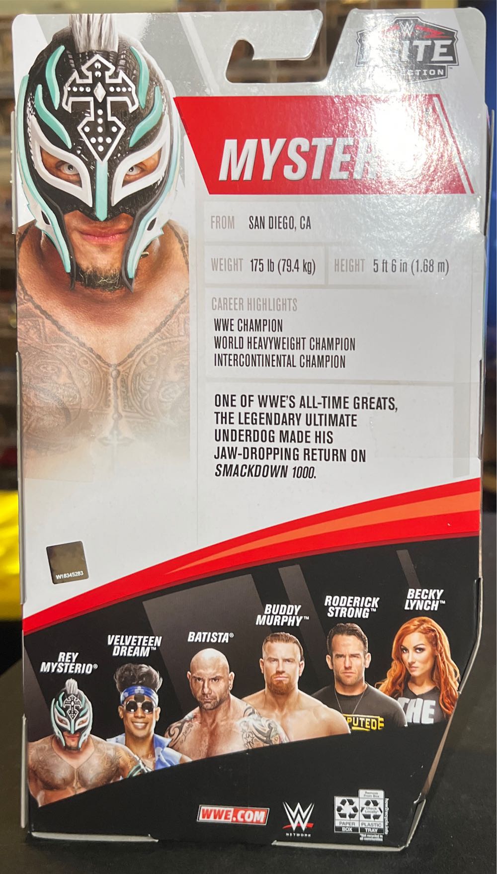 Rey Mysterio - Mattel Wwe (WWE) action figure collectible - Main Image 2
