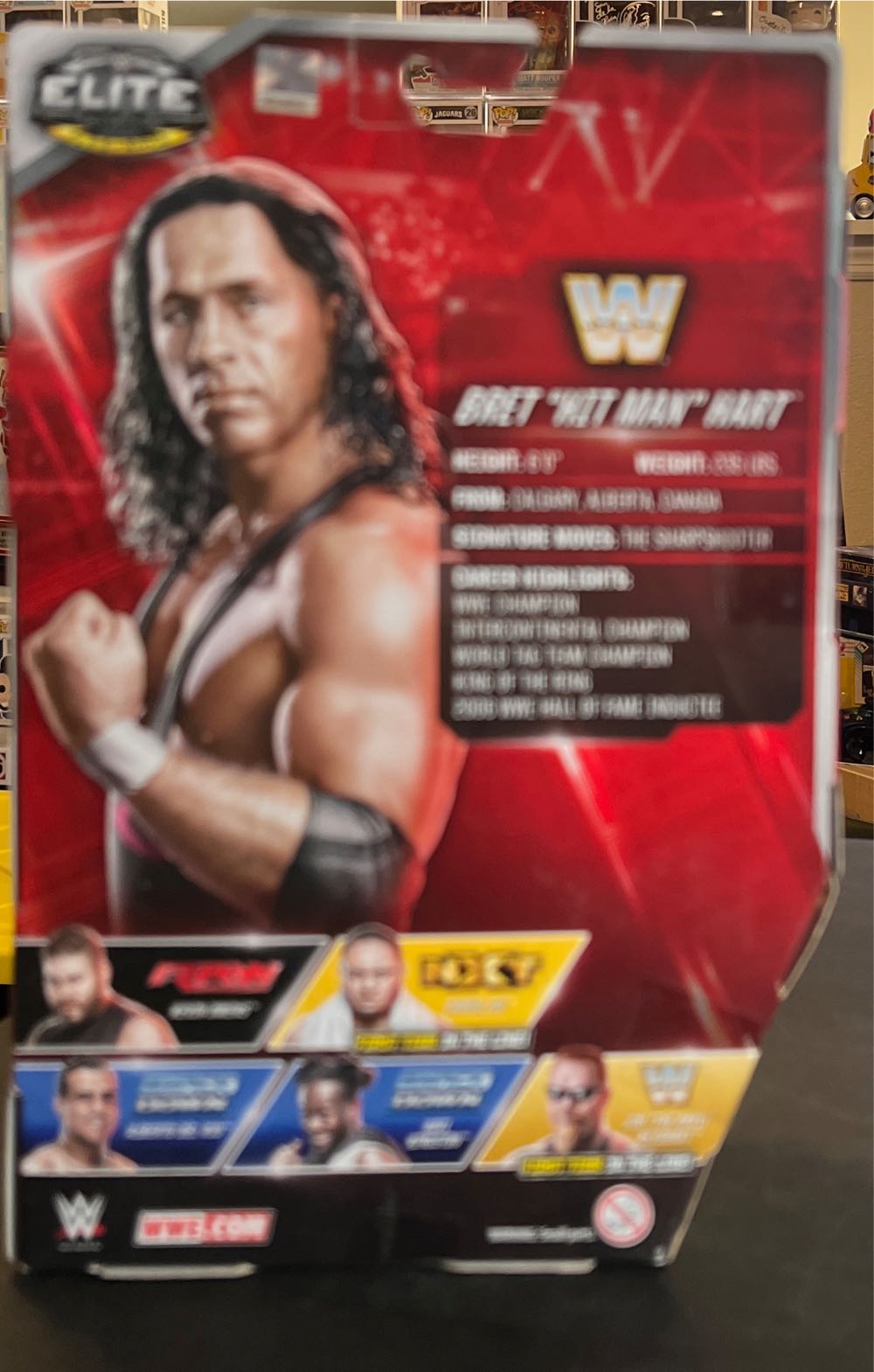 Bret Hart - Mattel Wwe (WWE) action figure collectible - Main Image 2