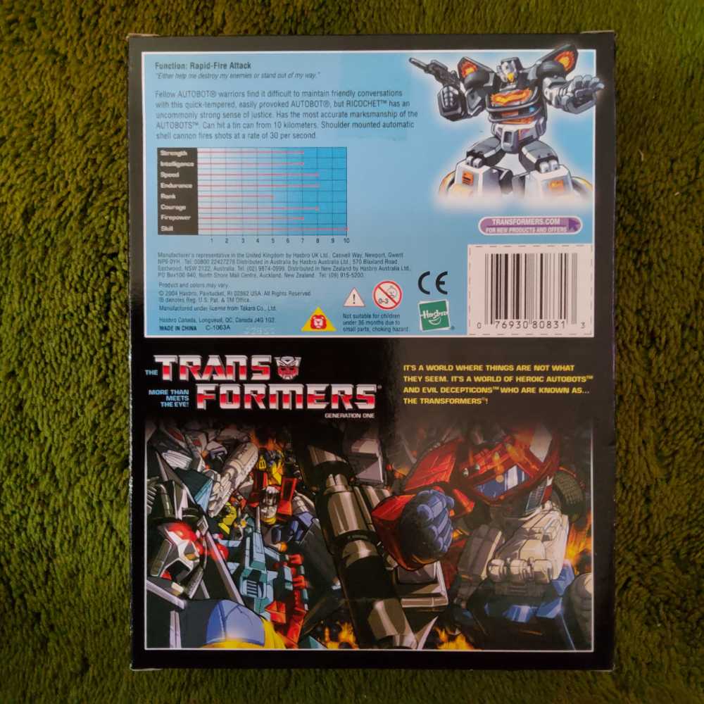 Ricochet With Nightstick  (Transformers) action figure collectible [Barcode 076930808313] - Main Image 2