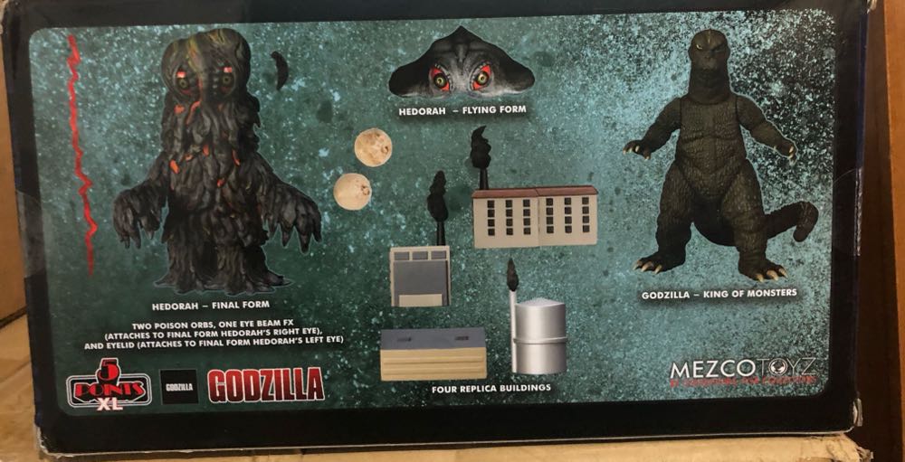 Mezco Godzilla Vs Hedorah Box Set  action figure collectible [Barcode 696198170948] - Main Image 2