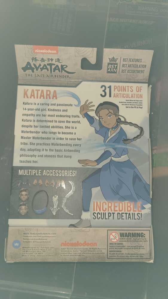 Katara - The Loyal Subjects/BST AXN (Avatar: The Last Airbender) action figure collectible [Barcode 850018355575] - Main Image 2
