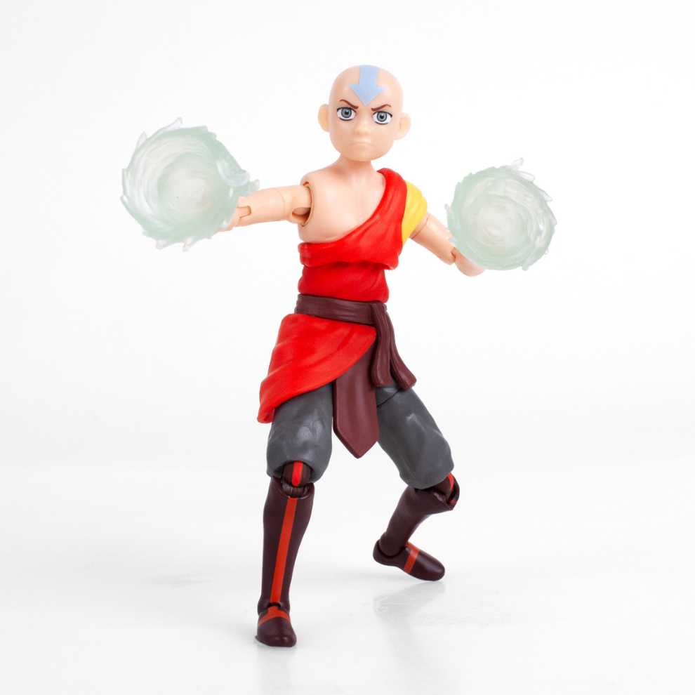 Avatar The Last Airbender Aang (Monk) - BST AXN / The Loyal Subjects (Avatar The Last Airbender) action figure collectible [Barcode 850018355537] - Main Image 3