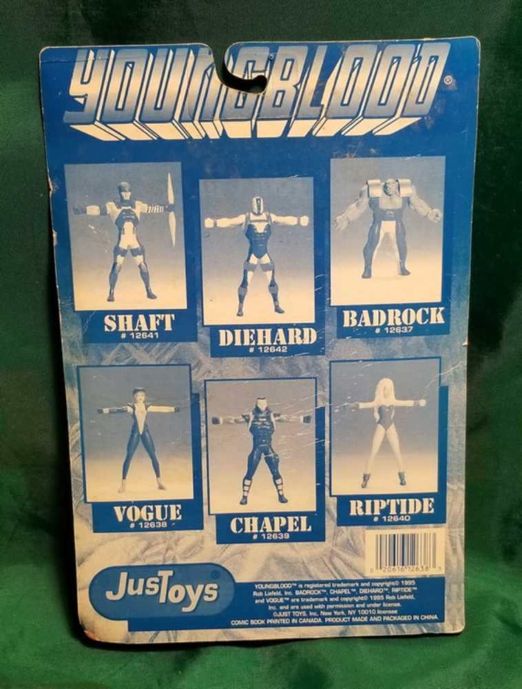 Justtoys Youngblood Bendable Chapel With Comic Book Complete Justoys With  action figure collectible [Barcode 020616126390] - Main Image 2