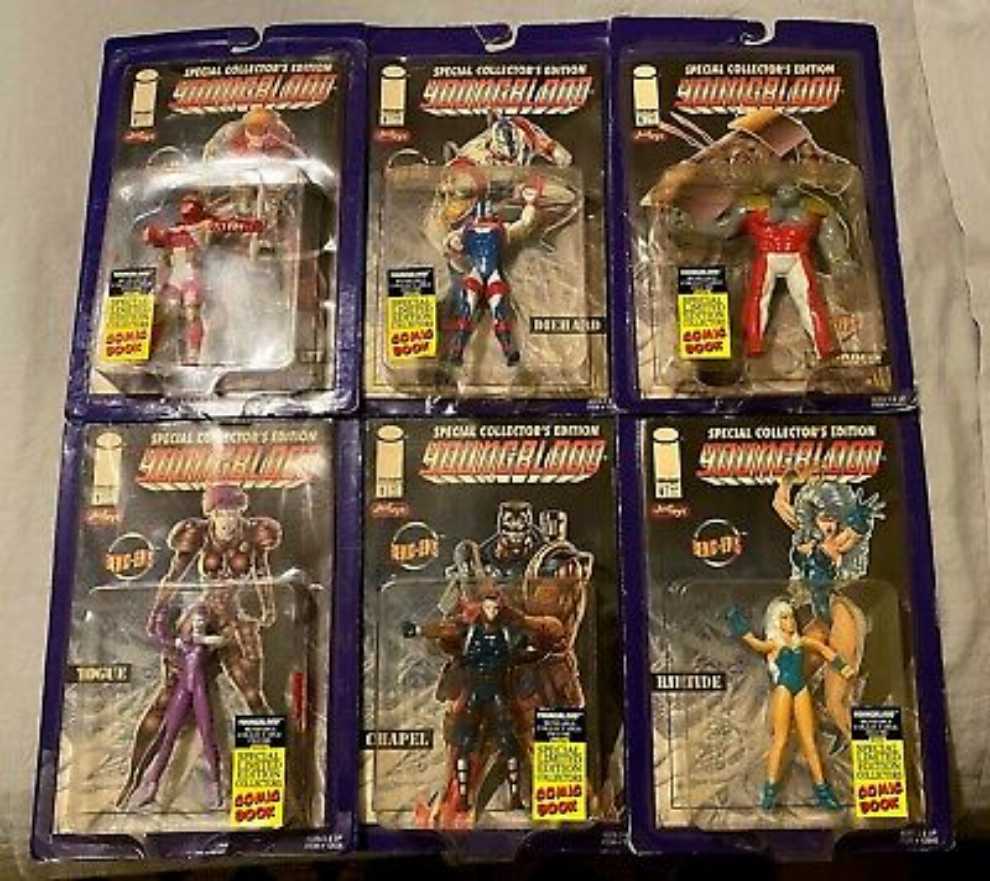 Justtoys Youngblood Bendable Chapel With Comic Book Complete Justoys With  action figure collectible [Barcode 020616126390] - Main Image 3