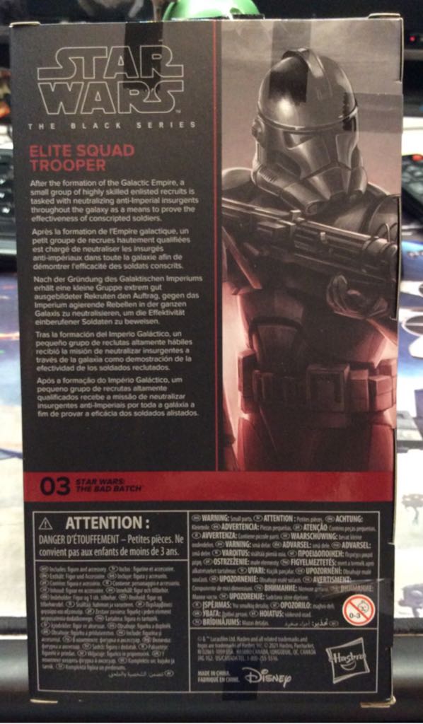 Bad Batch #03 Elite Squad Trooper, The - Hasbro (The Black Series 6”) action figure collectible - Main Image 2