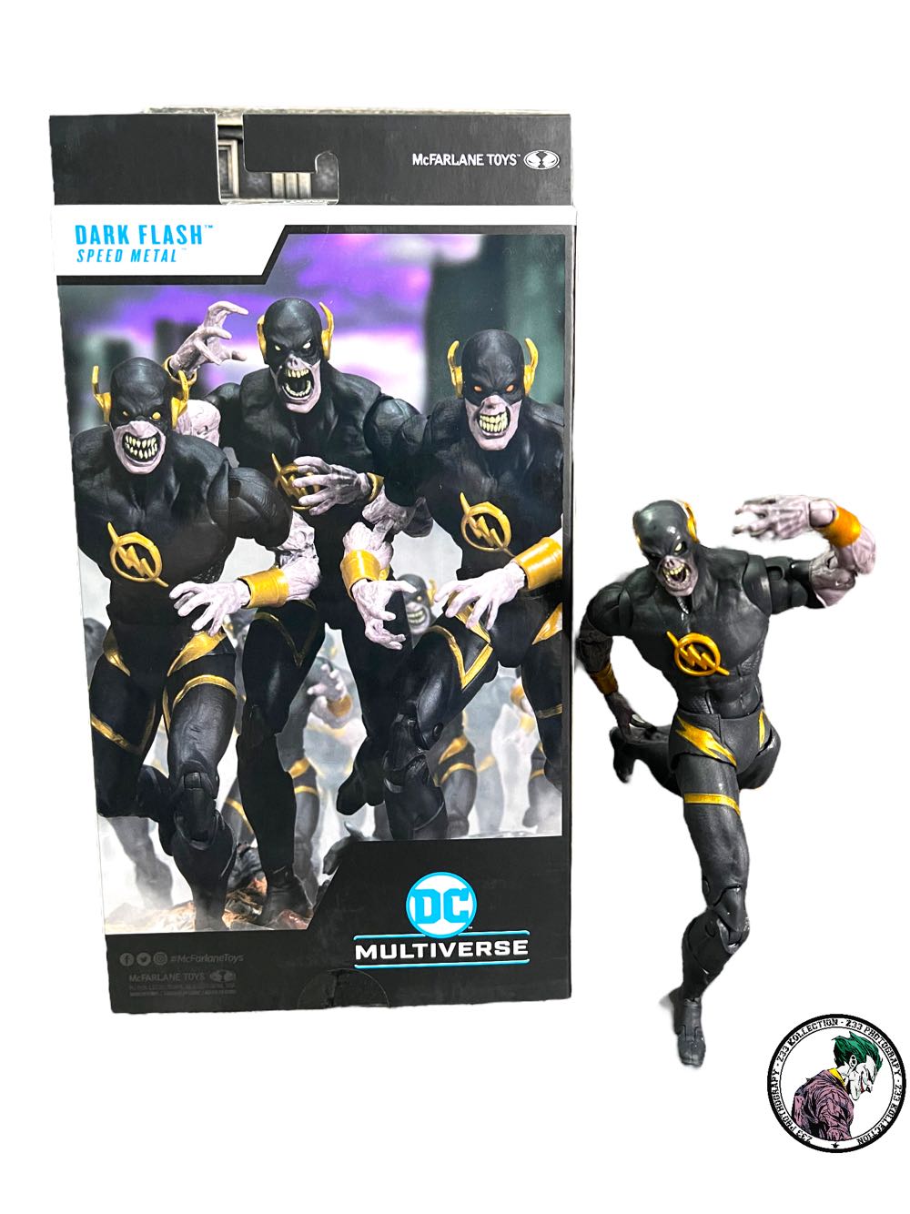 DC Multiverse (GLx25) Dark Flash - McFarlane Toys (DC Speed Metal) action figure collectible - Main Image 2