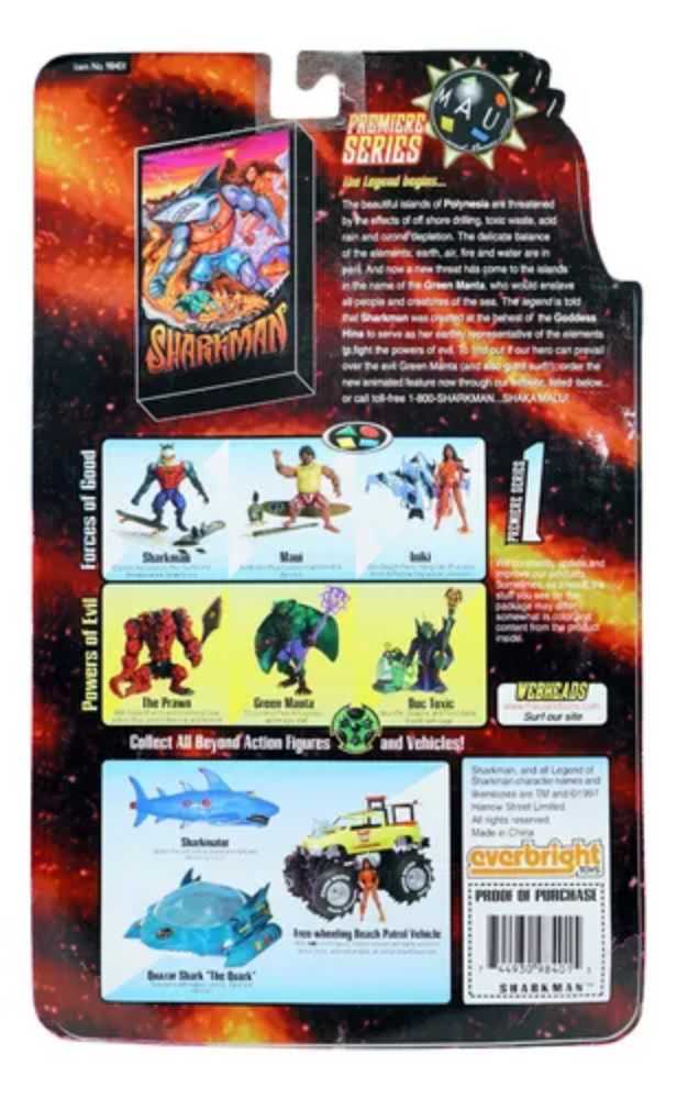 Everbright Toys The Legend Of Sharkman Yellow Shirt Variant Sharkman - Everbright Toys action figure collectible [Barcode 744930984015] - Main Image 3