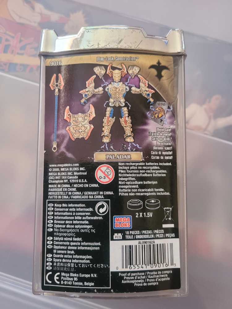 Mega Bloks Mag Warriors Paladar 9016 Gold Variant Vintage - Mega Bloks action figure collectible [Barcode 065541090163] - Main Image 2