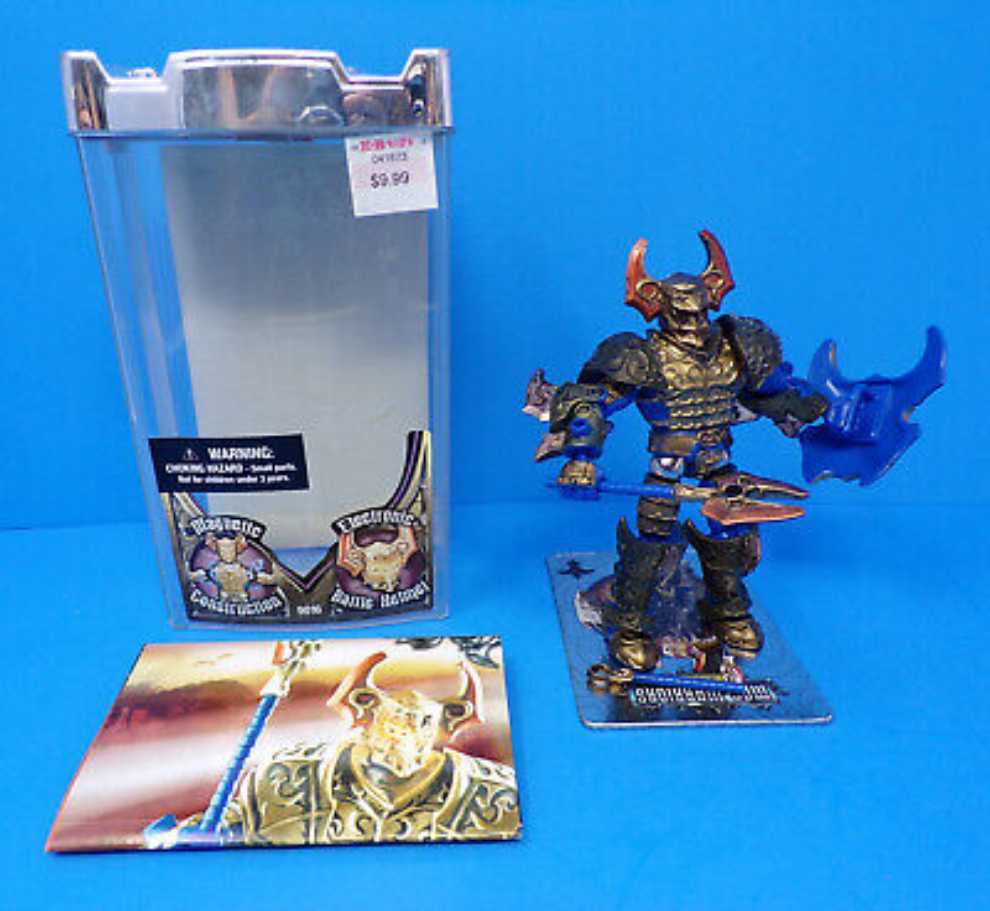 Mega Bloks Mag Warriors Paladar 9016 Gold Variant Vintage - Mega Bloks action figure collectible [Barcode 065541090163] - Main Image 3