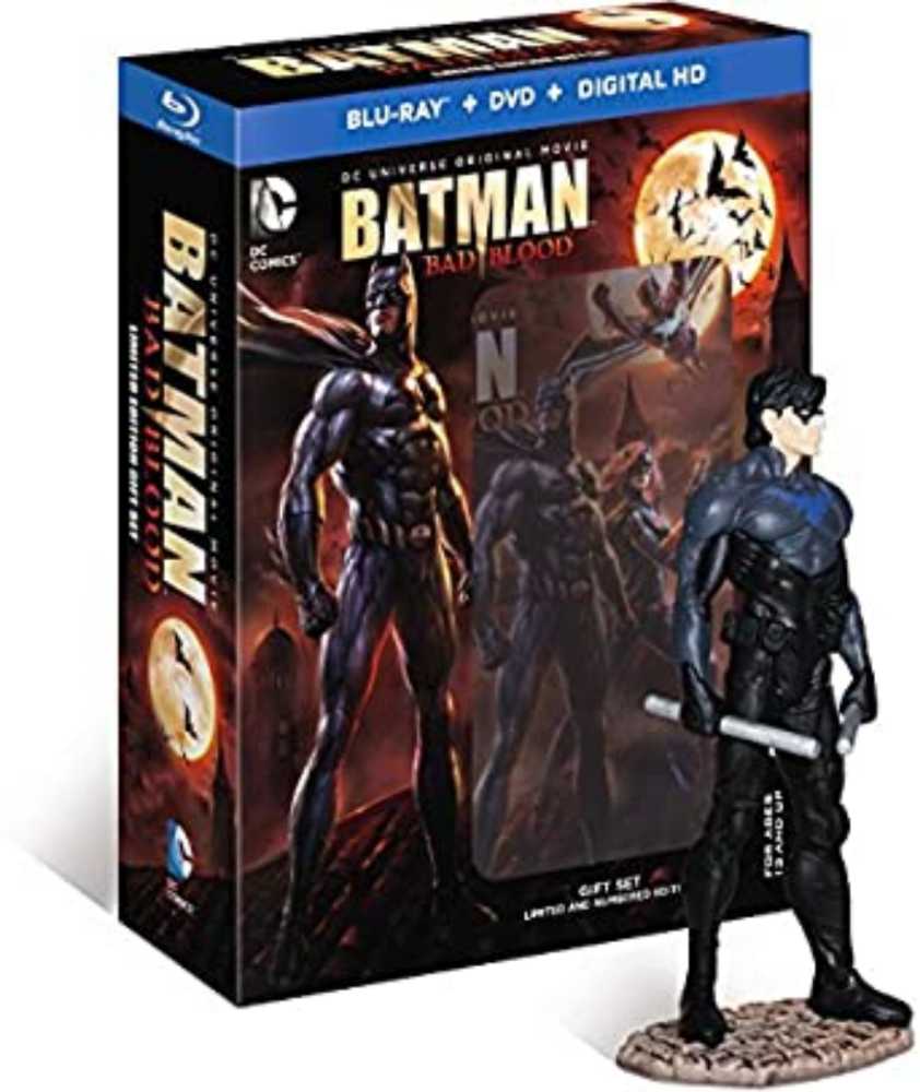 Blu-ray/DVD Batman Bad Blood Deluxe Edition Bd Dvd Uv With Nightwing Mini Fig   action figure collectible [Barcode 883929491544] - Main Image 3