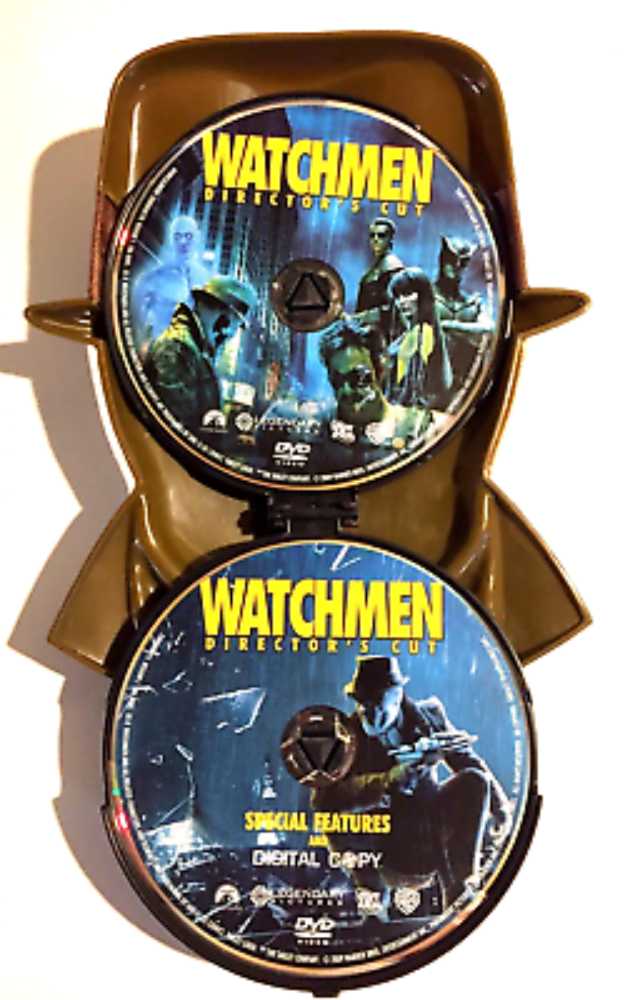 Blu-ray/DVD Watchmen Director’s Cut DVD With Rorschach Mask Case  action figure collectible [Barcode 883929076147] - Main Image 3