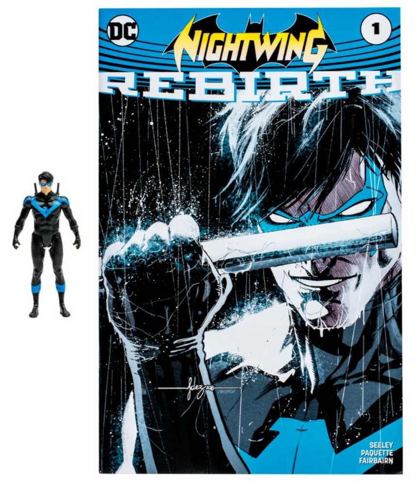 DC Page Punchers (3”) - Nightwing (Rebirth) - McFarlane Toys (DC Direct) action figure collectible [Barcode 787926158465] - Main Image 3