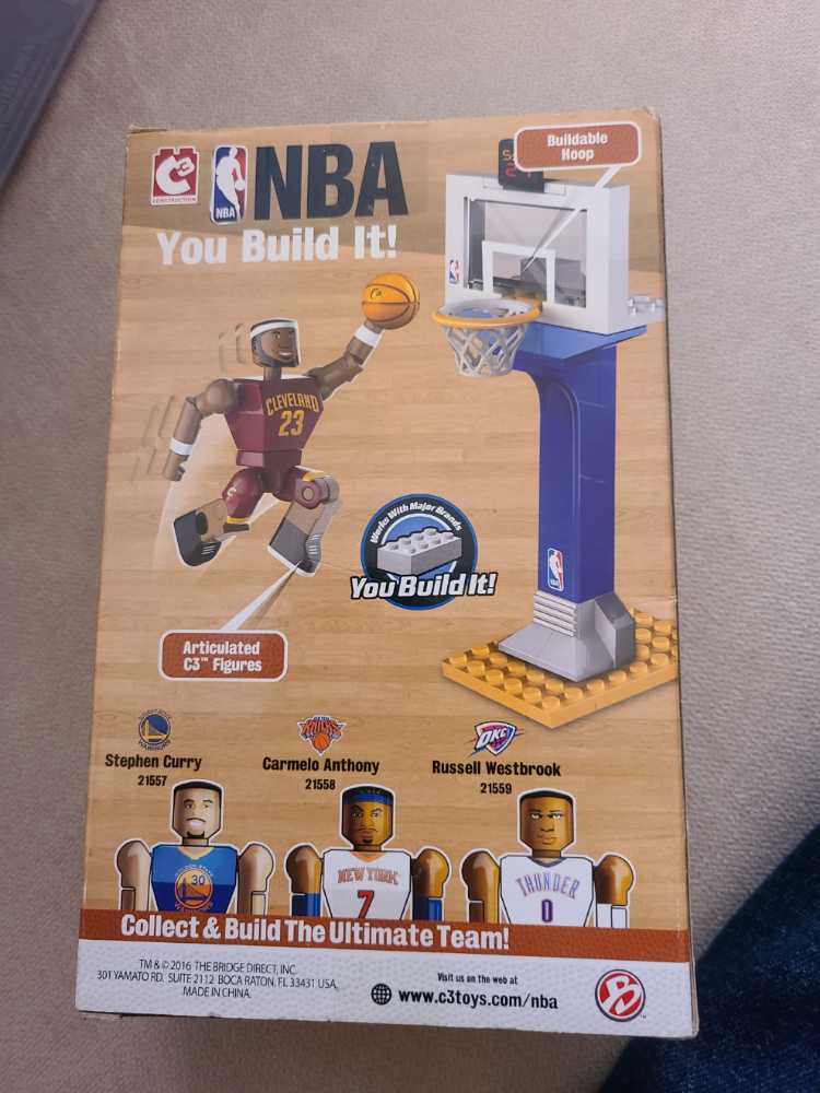 C3 Construction Nba Game Series Lebron James  action figure collectible [Barcode 885561215564] - Main Image 2