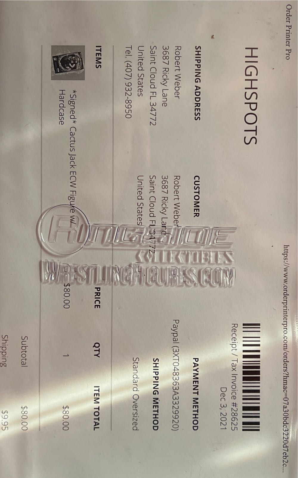 Cactus Jack - Mattel Wwe (WWE) action figure collectible - Main Image 2