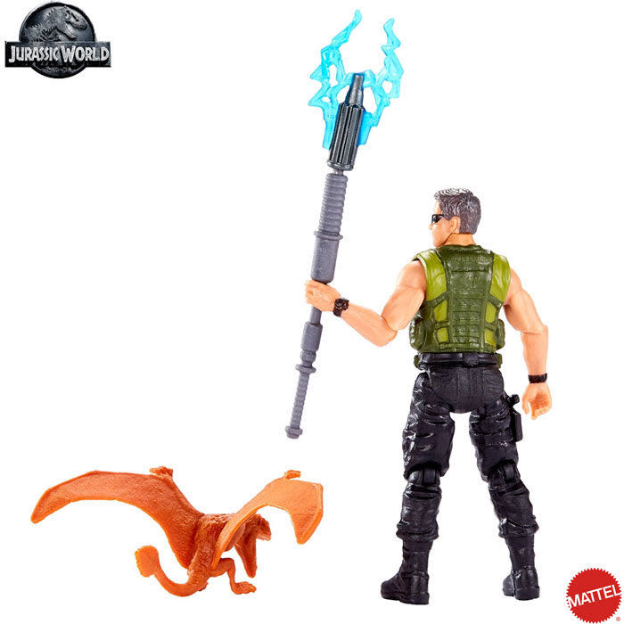 Mercenary & Dimorphodon - Mattel (JW Humanos) action figure collectible - Main Image 3