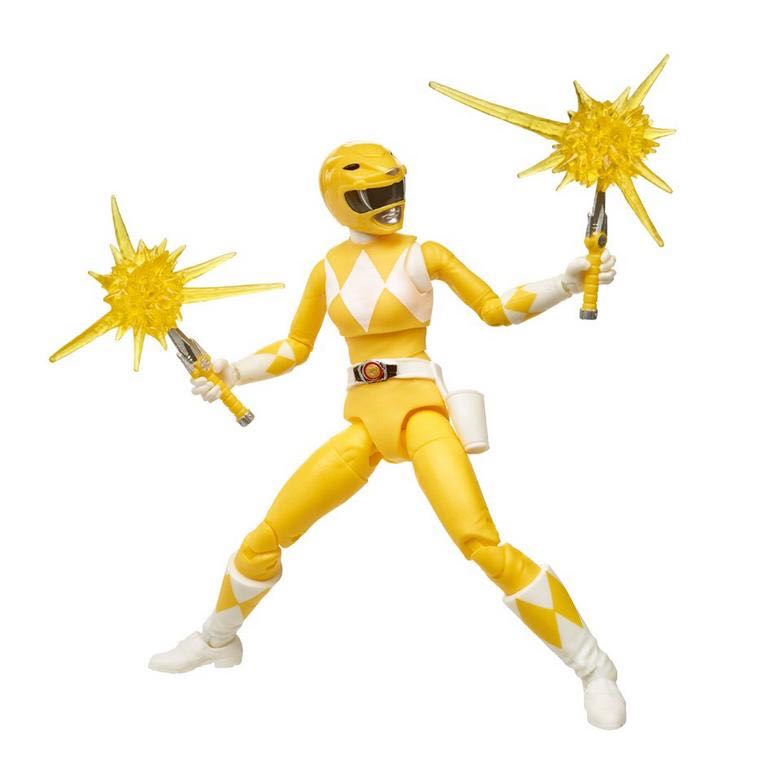 Yellow Ranger - Hasbro (MMPR) action figure collectible - Main Image 2