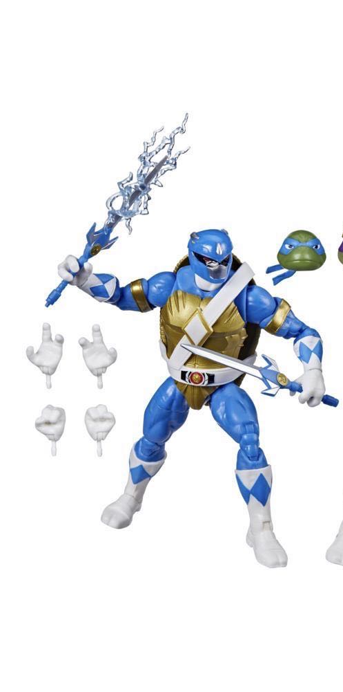 Morphed Leonardo - Hasbro (Power Rangers X Teenage Mutant Ninja Turtles) action figure collectible - Main Image 2