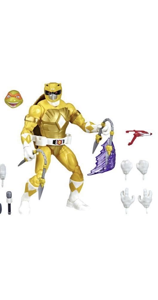 Morphed Michelangelo - Hasbro (Power Rangers X Teenage Mutant Ninja Turtles) action figure collectible - Main Image 2