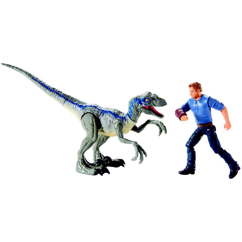 Velociraptor Blue & Owen - Mattel (JW Pack) action figure collectible - Main Image 3