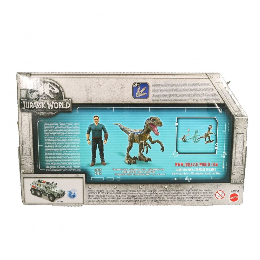 Velociraptor Blue & Owen - Mattel (JW Pack) action figure collectible - Main Image 4