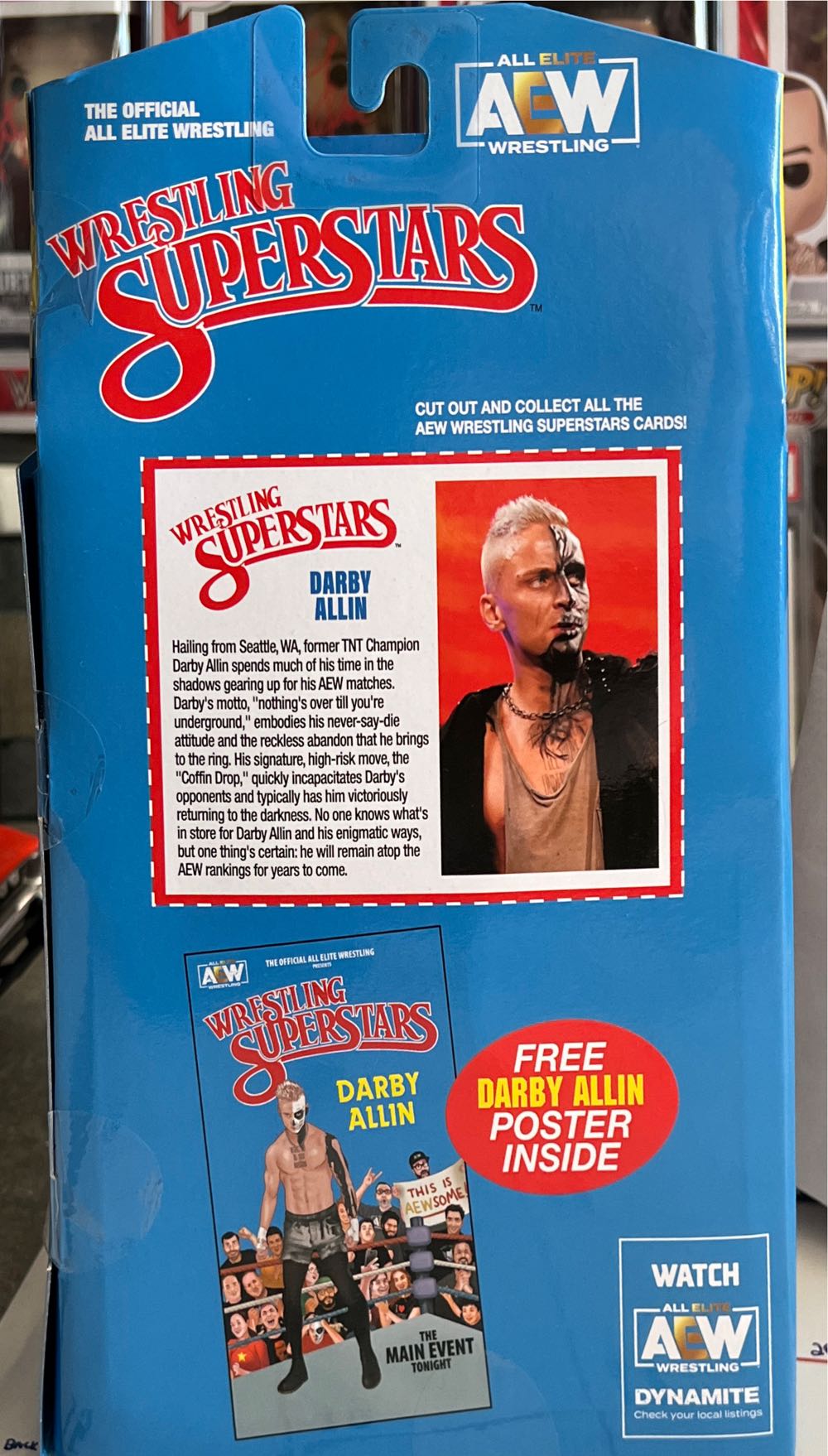 Darby Allin - Jazwares AEW (AEW) action figure collectible - Main Image 2