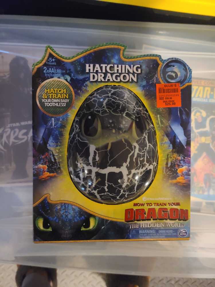 Toothless Toy Interactive Dreamworks How To Train Your Dragon Toothless Baby Dragon Toy 6046182  action figure collectible [Barcode 778988174869] - Main Image 2