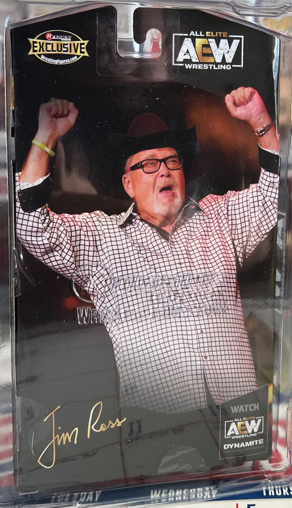 Jim Ross - Jazwares AEW (AEW) action figure collectible - Main Image 2