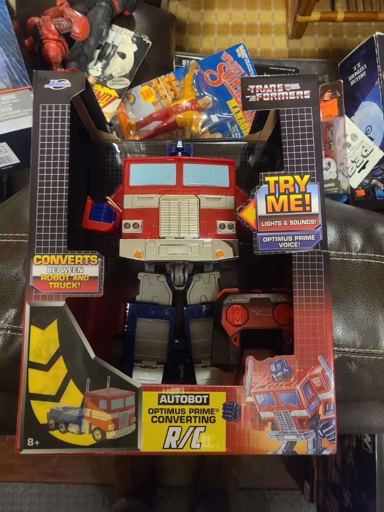Jada Toys Transformers Optimus Prime Converting Rc Remote Control Vehicle Toys For Kids - Jada Toys (Transformers) action figure collectible [Barcode 801310335215] - Main Image 1