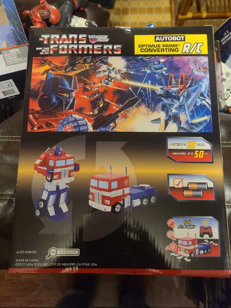 Jada Toys Transformers Optimus Prime Converting Rc Remote Control Vehicle Toys For Kids - Jada Toys (Transformers) action figure collectible [Barcode 801310335215] - Main Image 2