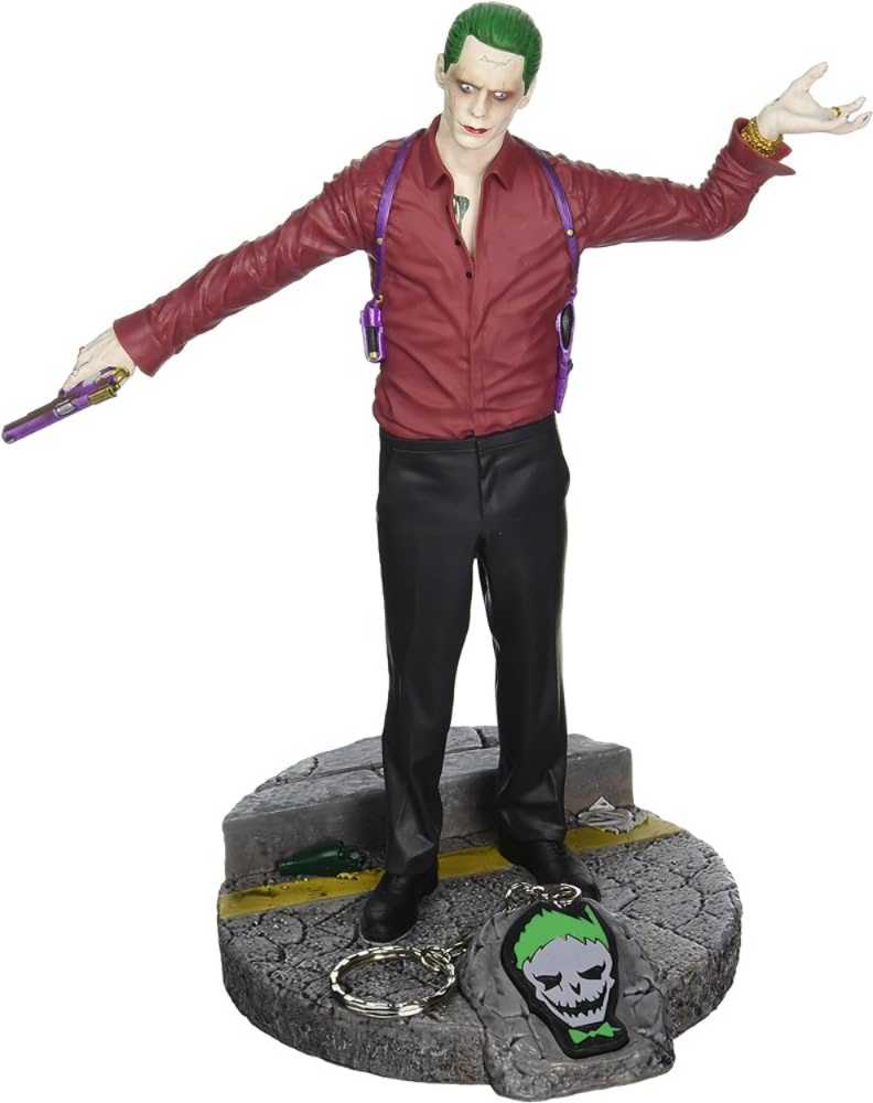 Suicide Squad Joker Finders Keypers Statue | Official Suicide Squad Key Holder Figure | 10 Inches Tall - DC Collectiblies action figure collectible [Barcode 811308023680] - Main Image 4