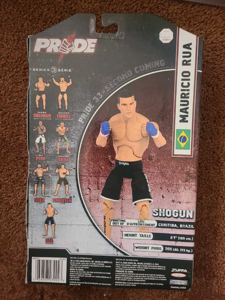 Jakks Pacific UFC Collection Pride FC Mauricio Shogun Rua   action figure collectible [Barcode 039897039923] - Main Image 2