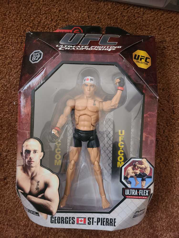 Jakks Pacific UFC Collection Georges (Rush) St-pierre Deluxe  action figure collectible [Barcode 039897040462] - Main Image 2