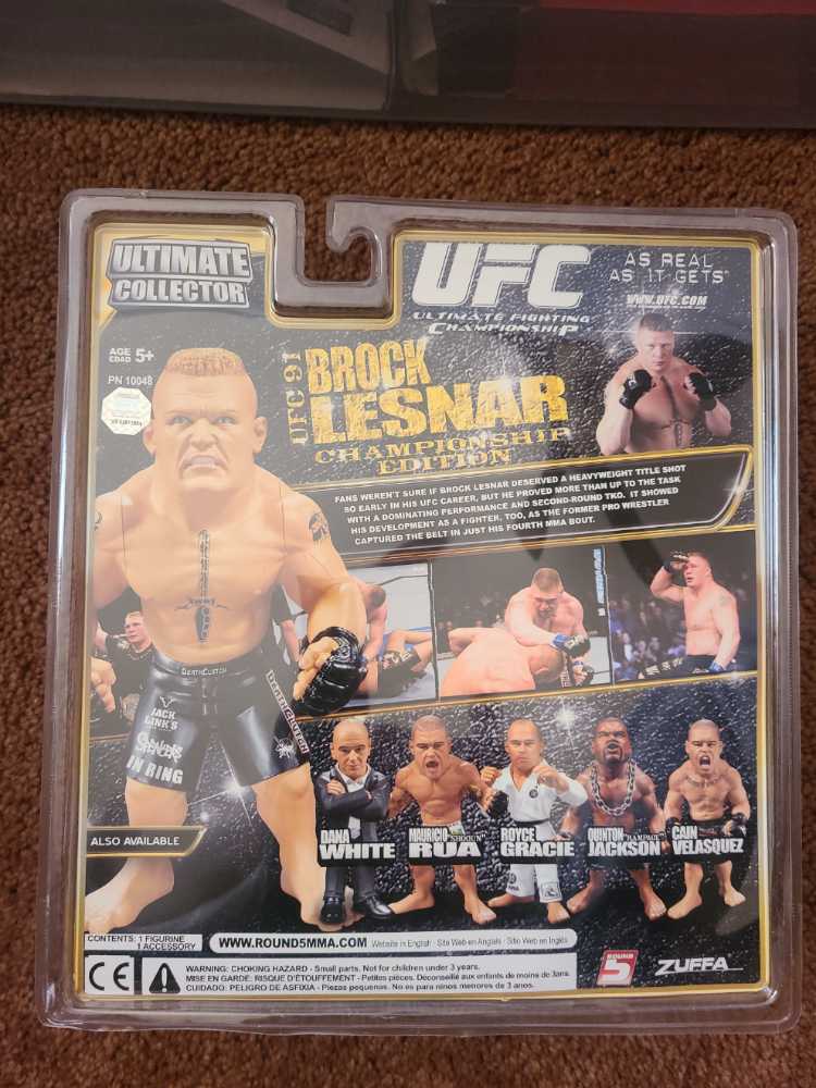 UFC Ultimate Collector Round 5 Brock Lesnar Ultimate Collector  action figure collectible [Barcode 628135100480] - Main Image 2