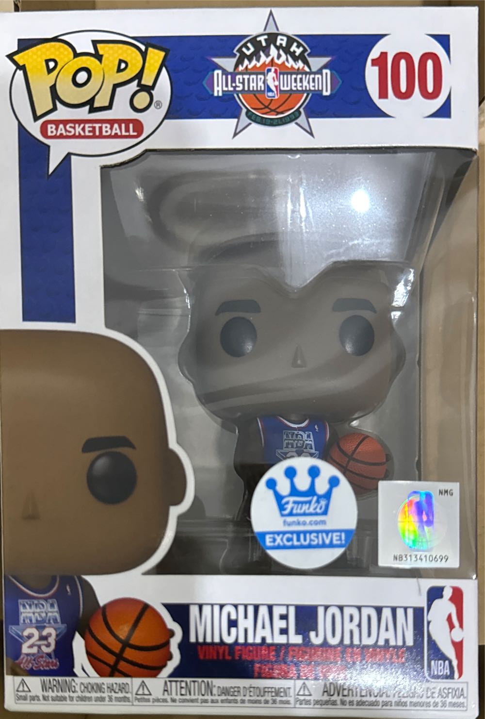 Michael Jordan 100 - Funko (NBA Funko) action figure collectible [Barcode 889698551717] - Main Image 2
