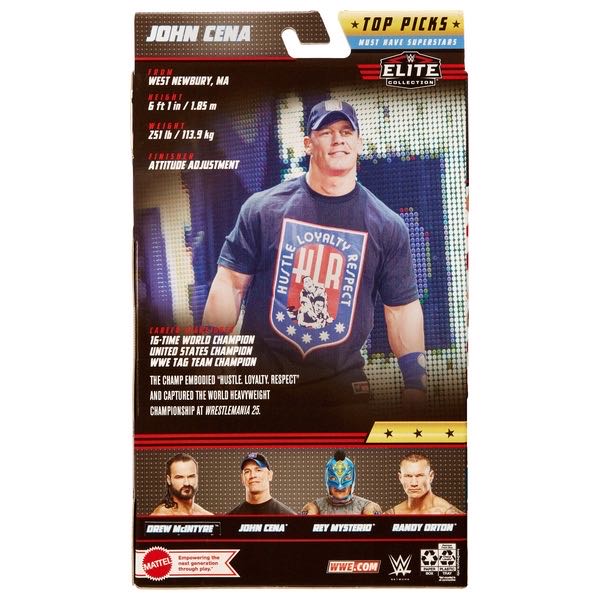 John Cena - WWE Mattel (WWE Elite Top Picks 2022) action figure collectible - Main Image 2