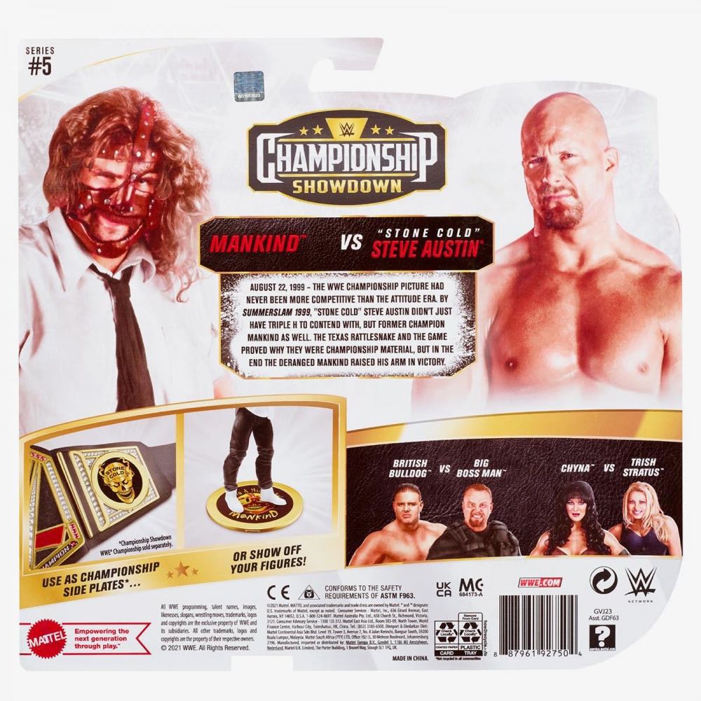 Mick Foley (Mankind) - WWE Mattel (WWE Championship Showdown Series 5 (2021)) action figure collectible - Main Image 2