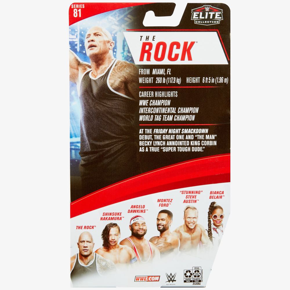 Rock - WWE Mattel (Elite Series) action figure collectible - Main Image 2